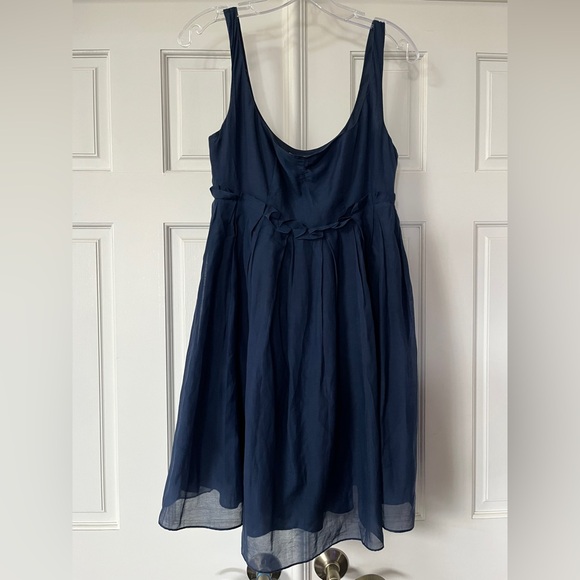 Adorable Cotton/Silk Guess Navy Blue Sundress - Picture 1 of 3